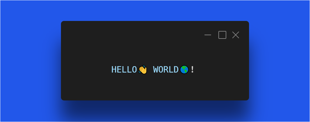 hello world