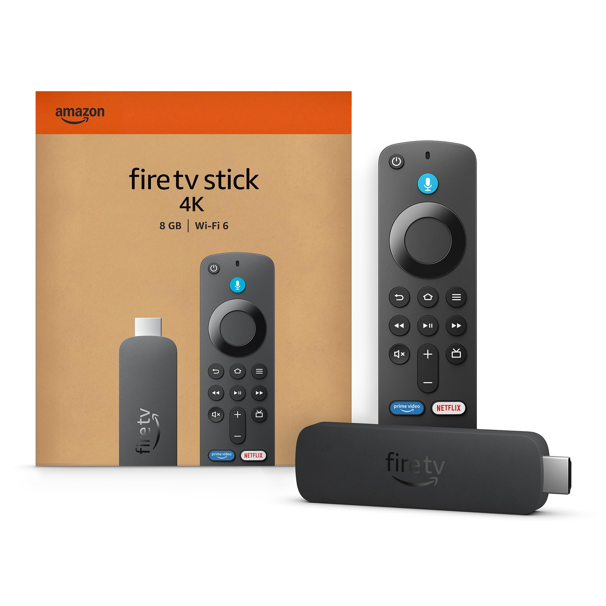 Amazon Fire TV Stick 4K (newest model) with AI-powered Fire TV Search  Wi-Fi 6  stream over 1.5 million movies and shows  free & live TV