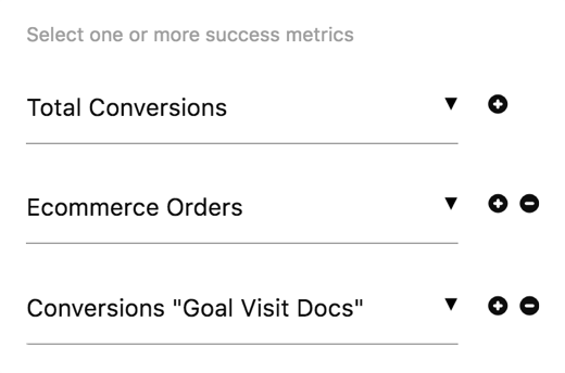 Define a Wide Range of Success Metrics
